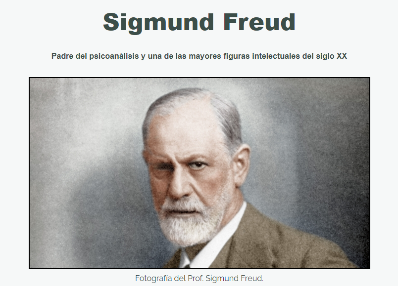 Tribute Page Sigmund Freud